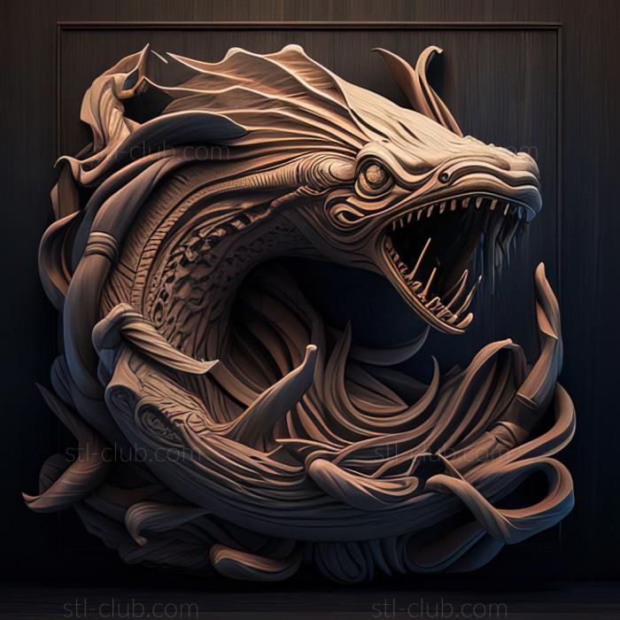 3D model st sea monster (STL)